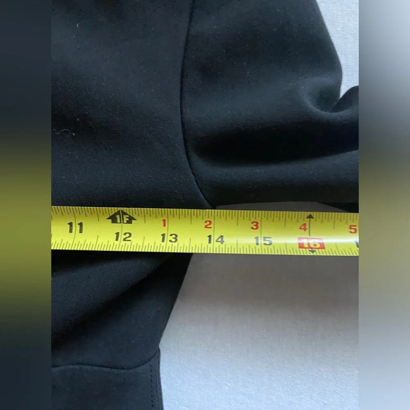 Babaton by Aritzia Masu Deep Plunge V Classic Black Midi Dress - Picture 14 of 16